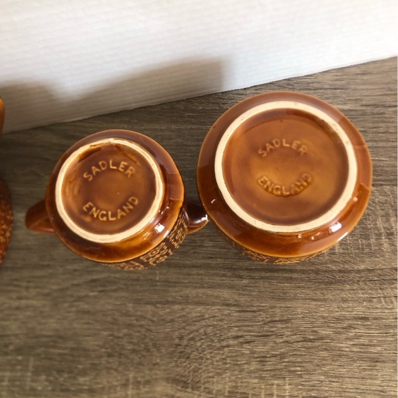 Vtg Sadler England MCM Ceramic Tea Set - Picture 6 of 14